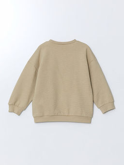 Bisiklet Yaka Bask?l? Erkek Bebek Sweatshirt - Waikiki фото 2
