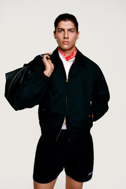 BERMUDA JOGGER BORDADO WILLY CHAVARRIA X ZARA / Negro  фото 2