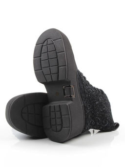 01-DMD-D256 BLACK Ботинки демисезонные женские (натуральная кожа, байка)