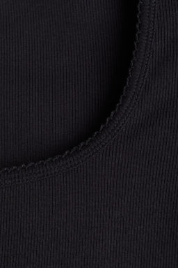 Camiseta de canal? con ribete de picot - H&m фото 9
