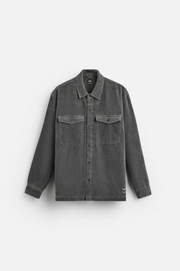 PADDED CORDUROY OVERSHIRT - Zara фото 16