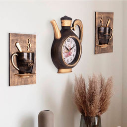 Часы настенные интерьерные для кухни «Сангино», бесшумные, 26.5×24 см, черная медь, от батарейки 1×АА