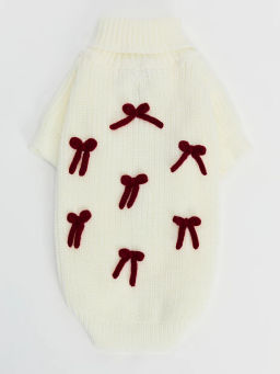 Свитер с бантиками для питомца / Zarina