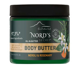 NORDS SECRET масло д/тела взбитое 300мл увлажняющее с эфирным маслом "Цветок нероли и розмарин"