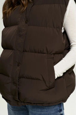 Жилет матовый Brown - Erist store фото 5