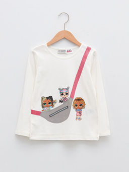 Bisiklet Yaka LOL Surprise OMG Lisansl? Uzun Kollu K?z ?ocuk Ti??rt