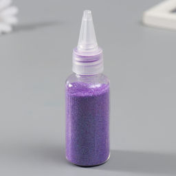 Цена за 12 шт. Глиттер для творчества в бутылочке «Пудра неон», 30 г, 10×2.8×2.8 см, МИКС