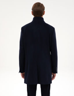 Lacivert Slim Fit Palto - Pierre cardin фото 5