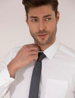 Рубашка Pierre Cardin Regular Fit белая с длинным рукавом