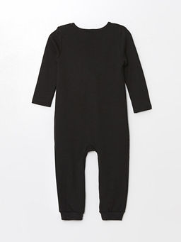 Bisiklet Yaka Uzun Kollu Bask?l? K?z Bebek Tulum - Waikiki фото 2