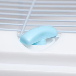 Клетка для грызунов с пластиковым укреплением 47 х 30 х 32 см, белая - Пижон фото 8