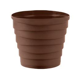Кашпо "Бархан" (0,9л) Цв. Мокачино (Арт. КШ-4332) /ВМС/