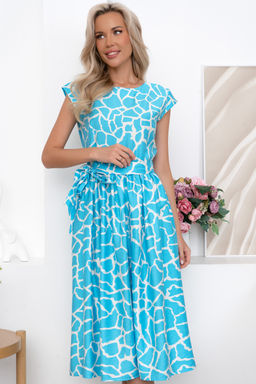 Платье Open Style 6838 голубой