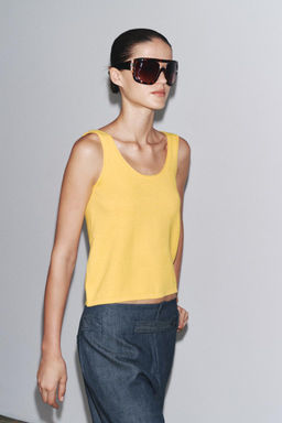 PLAIN KNIT TOP - Zara фото 2