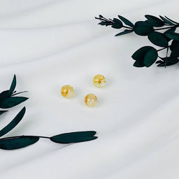 Бусины для украшений из желтого Топаза (3 шт)