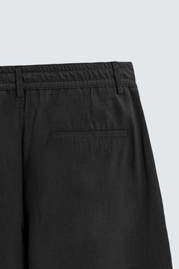 PANTAL?N FLUIDO PLIEGUES / Negro - Zara фото 9