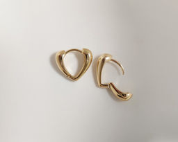 Серьги Сердечки