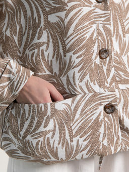 Пыльник Летний день (бело-коричневый) Б15152-8М - Lt collection фото 6