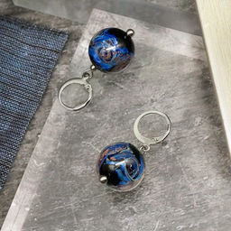 Серьги из муранского стекла