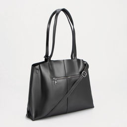 Сумка-тоут на молнии, наружный карман, цвет графит - Simaland фото 2