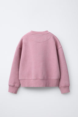FADED EFFECT PATCHES SWEATSHIRT - Zara фото 2