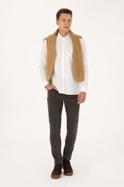 Erkek Krem Uzun Kollu G_mlek - U.s. polo assn фото 4