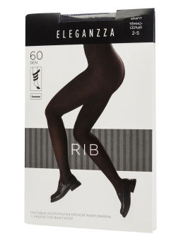 Колготки Eleganzza RIB 60 grafit