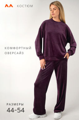 Женский велюровый костюм Happyfox