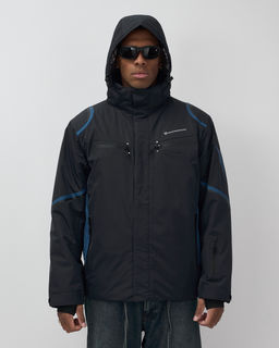 Горнолыжная куртка мужская зимняя темно-синего цвета 7617TS - Mtforce фото 13