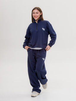 327 Костюм-трансформер с утяжками, темно-синий - Knitka wear фото 6