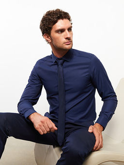 Slim Fit Uzun Kollu Arm?rl? Erkek G?mlek