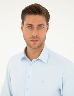 A__k Mavi Slim Fit Arm_rl_ Uzun Kollu G_mlek - Pierre cardin фото 2