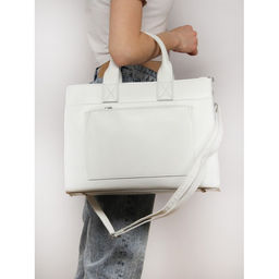 Сумка женская натуральная кожа RM-SH-8896-1, 1отд+карм/перег, плечевой ремень, белый SALE 261772 - Adelia фото 10