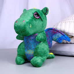 Мягкая игрушка Дракон, цвет зелёный - Simaland фото 4