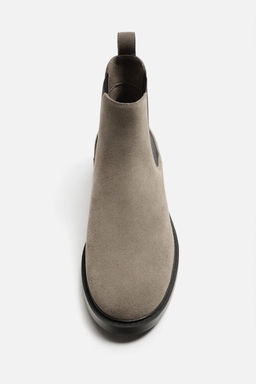 LEATHER CHELSEA BOOTS - Zara фото 4