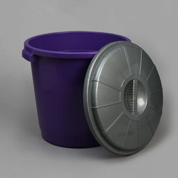 Бак хозяйственно - бытовой «Колор», 50 л, полипропилен, с крышкой, МИКС