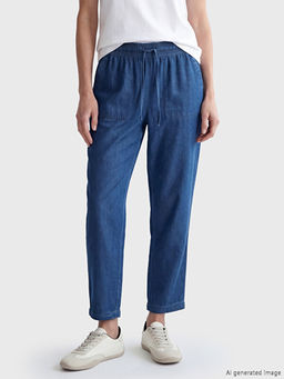Beli Lastikli Carrot Fit Kad?n Jean Pantolon - Waikiki фото 2