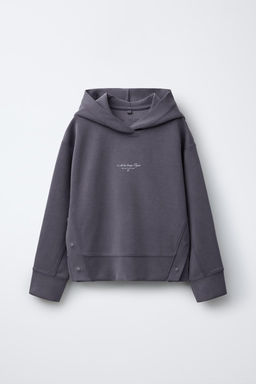 SLOGAN PRINT HOODIE, CHARACTERISTICS - Zara фото 2