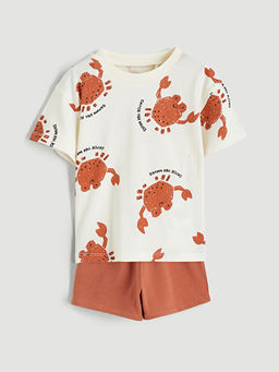 Bisiklet Yaka Erkek Bebek Ti??rt ve ?ort