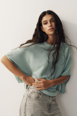 Top de punto con mangas murci?lago - H&m фото 3