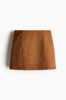 Minifalda cepillada
