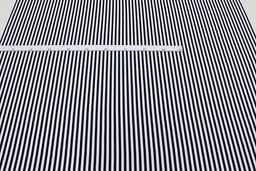 Штапель Чернильная полоска (10мм) на белом, ш.1.45м, вискоза-100%, 90гр/м.кв - Купава фото 6