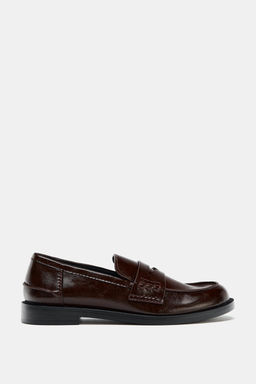 PATENT EFFECT PENNY LOAFERS - Zara фото 8