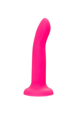 Фаллоимитатор, светящийся в темноте, Beyond by Toyfa Sam Glow, силикон, розовый, 17 см