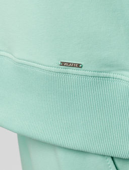 Джемпер из футера двухнитки с эластаном - Vilatte фото 3