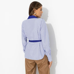 Рубашка с подплечниками, Собрание идей (blue) - Charutti фото 5