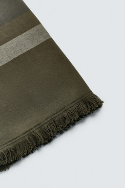 TOALLA PLAYA RAYAS / Khaki - Zara фото 6
