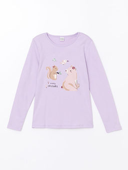 Bisiklet Yaka K?z ?ocuk Ti??rt