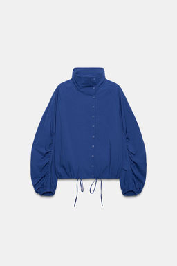 CHAQUETA NYLON BOTONES / Azul?n - Zara фото 4