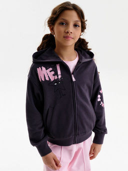 PELICAN, толстовка для девочек, Темно-серый